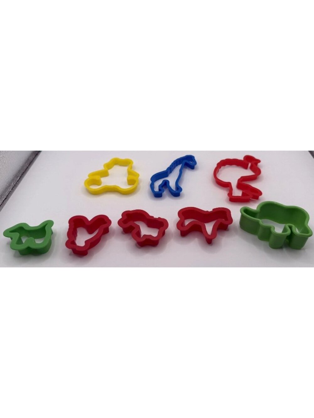 Vintage Cookie Cutters Play Dough Farm And Zoo Animals Lot Of 8